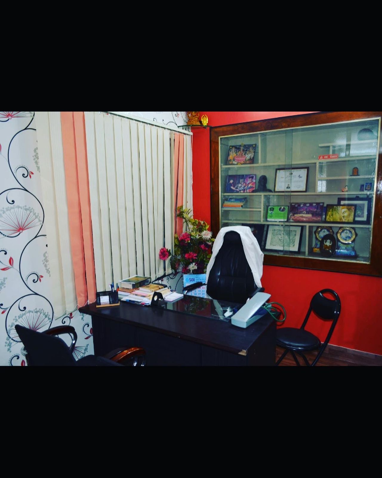 Interior of Dr. Bhat's Homeopathy clinic in Bengaluru
